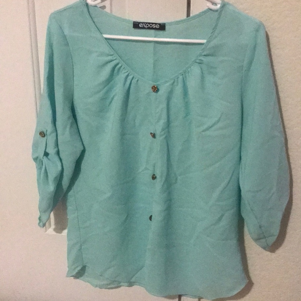 Turquoise Blouse